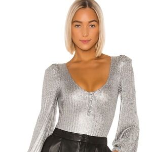 Tularosa silver bodysuit